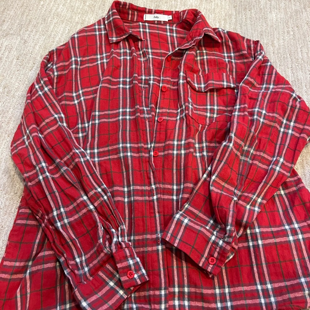 Adika flannel button up